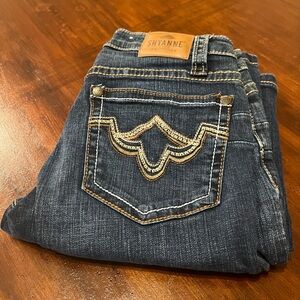 Shyanne Women's Dark Blue Jeans